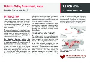 Nepal_Situation Overview_DolakhaValleyAssessment_July2015