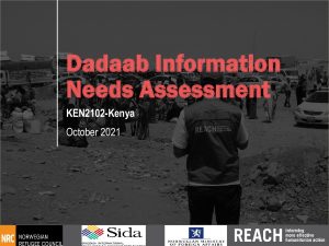 Dadaab Information Needs Assessment, preliminary findings presentation, August 2021