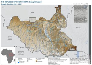 Drought Hazard, Risk Mapping South Sudan