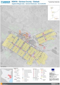 Hagadera Refugee Camp - General Infrastructure - As of JAN 2019