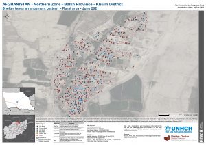 REACH AFG Map Khulm District Plot arrangement Of Shelter Types 01Jun2021 A3