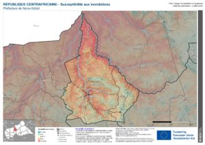 REACH RCA - Préfecture de Nana-Gribizi - Susceptibilité aux inondations