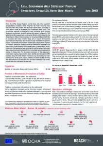 NGA_Factsheet_LGA Settlement Profiling_Gwoza_June 2018