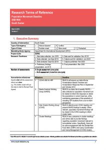 REACH_SSD_Terms of Reference_Population Movement Version 2_Climate Displacement Assessment_December2020