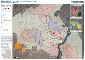 REACH SSD Map AoK - Juba City Inter-Sectoral Vulnerabilities - Participatory Mapping Exercise, May 2020