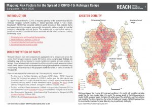 Rohingya Response: Mapping Risk Factors for the Spread of COVID-19, April 2020