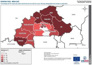 BFA MSNA 2022 cartes indicateurs secal niveau admin1