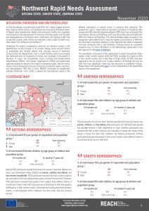 Rapid Needs Assessment in Northwest Nigeria, November 2020