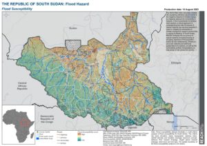 Flood Susceptibility, Risk Mapping South Sudan