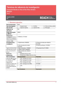 REACH Brasil Términos de Referencia Evaluación Basada en Área en Boa Vista, Roraima (Agosto 2022)