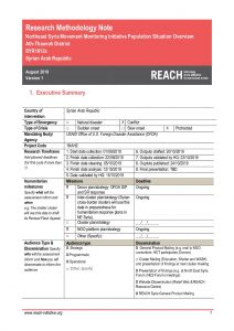 REACH SYR NES Movement Monitoring Tabqa TA Methodology Note EXTERNAL 141019
