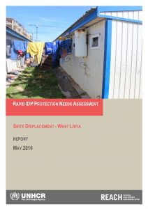 REACH Rapid Protection Needs Assessment Sirte Displacement May 2016
