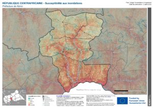 REACH RCA - Préfecture de Kémo - Susceptibilité aux inondations