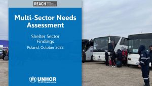REACH Poland MSNA Shelter Sector Results Presentation (October 2022)