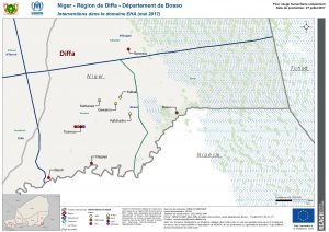 NIGER - Region de Diffa, Commune de Bosso: Interventions en EHA, mai 2017