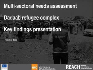 MSNA in Dadaab Refugee Complex: key findings presentation, Kenya - October 2020