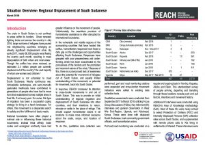 SSD_Situation Overview_Regional Displacement of South Sudanese_March 2018