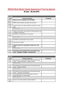 Annex 13 2019 Libya MSNA ToT Agenda