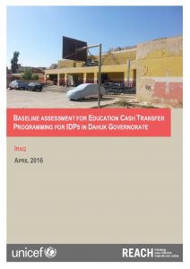 IRQ_Report_Education Assessment of IDPs in Dahuk_April 2016