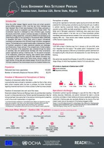 NGA_Factsheet_LGA Settlement Profiling_Damboa_June 2018