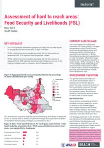Assessment of Hard to Reach Areas: Food Security & Livelihoods, May 2023