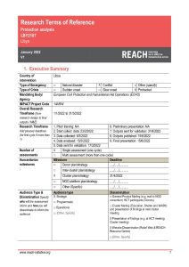 REACH Libya January 2022 Protection analysis ToR