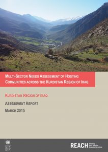 IRQ_Report_Multi-Sector Needs Assessment of the Hosting Communities across the Kurdistan Region of Iraq