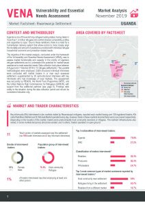 VENA Market Analysis Factsheet in Rwamwanja, Uganda - November 2019