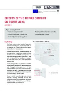 LBY_Brief_Effects of the Tripoli Conflict on South Libya Rapid Assessment_June 2019