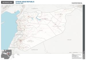 REACH Syria - country reference map October 2021