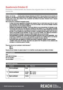 NER_Evaluation Migration Agadez_Questionnaire IC_Novembre 2018