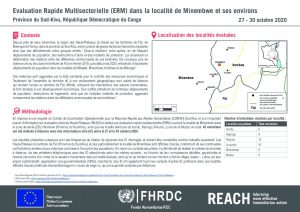 Fiche d'information - Evaluation Rapide Multisectorielle - Minembwe October 2020