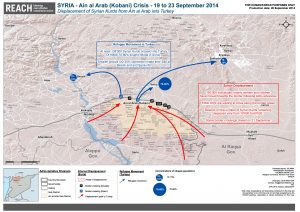 Map Ain Al Arab Displacement_26 September2014