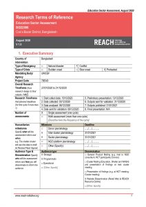 REACH_Terms Of Reference_Education Sector's Response Assessment