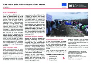 MKD_Situation Overview_Intentions of Stranded Migrants in Tabanovtse, FYROM_26 April 2016