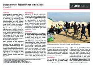 SYR_Situation Overview_Displacement from Northern Aleppo, February 2016