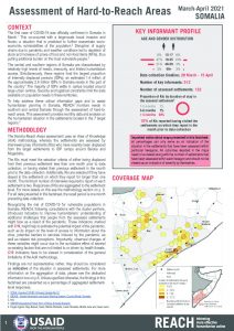 Assessment of Hard to Reach Areas in Somalia, March-April 2021