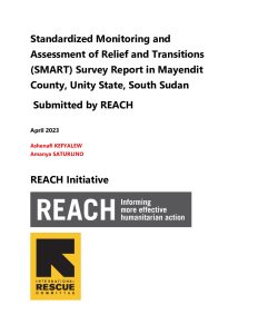 South Sudan Mayendit County SMART Survey Report, April 2023