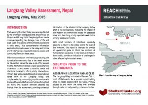 NPL_Situation Overview_Langtang Mountain Valley Assessment_May 2015