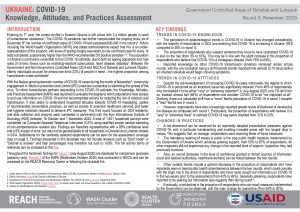 COVID-19 Knowledge, Attitudes and Practices Assessment (KAPA) in Government-Controlled Areas of Donetsk and Luhansk, round 3 situation overview – November 2020