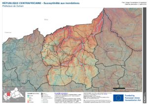 REACH RCA - Préfecture de Ouham - Susceptibilité aux inondations