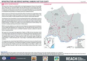 Infrastructure and service mapping in Samburu East Sub County, Kenya - August 2020 situation overview