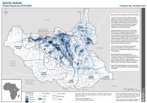 South Sudan Flood Frequency Map (2019-22)