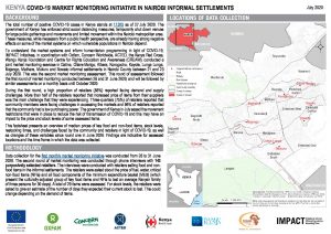 COVID-19 Market Monitoring in Nairobi Informal Settlements, July 2020