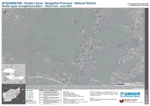 REACH AFG Map BehsudDistrict PlotArrangementOfShelter Types 01Jun2021 A3