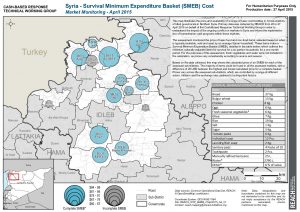 SYR_Map_Market_Monitoring_Price_of_a Standard_Minimum_Expenditure_Basket_in_Idleb_Govenorate_27_April_2015