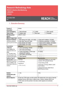 Ukraine IDP Collective Site Monitoring Methodological Note CSM Round 5 November