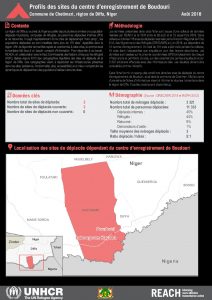 NER_Factsheet_Profils des sites du centre d'enregistrement de Boudouri, Diffa_Août 2018