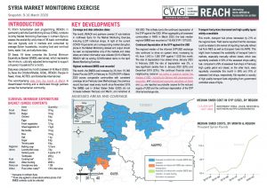 REACH Northwest Syria Market Monitoring Situation Overview, March 2020