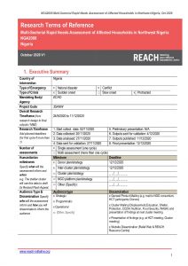 REACH_Nigeria_Northwest Nigeria Rapid Needs Assessment_Terms of Reference_November 2020